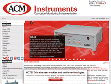 Tablet Screenshot of acminstruments.com